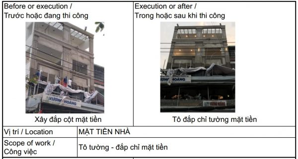 Báo giá sửa nhà